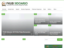 Tablet Screenshot of fkubsidoarjo.com